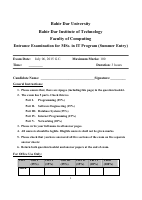 Entrance Examination for MSc. in IT Program (Summer Entry).pdf